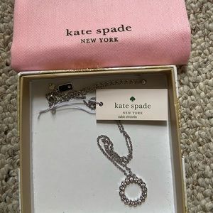 NWT Kate Spade cubic zirconia necklace